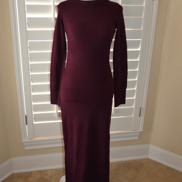 NWT French Connection Long Sleeve Midi Sweater Dress - Picture 1 of 8